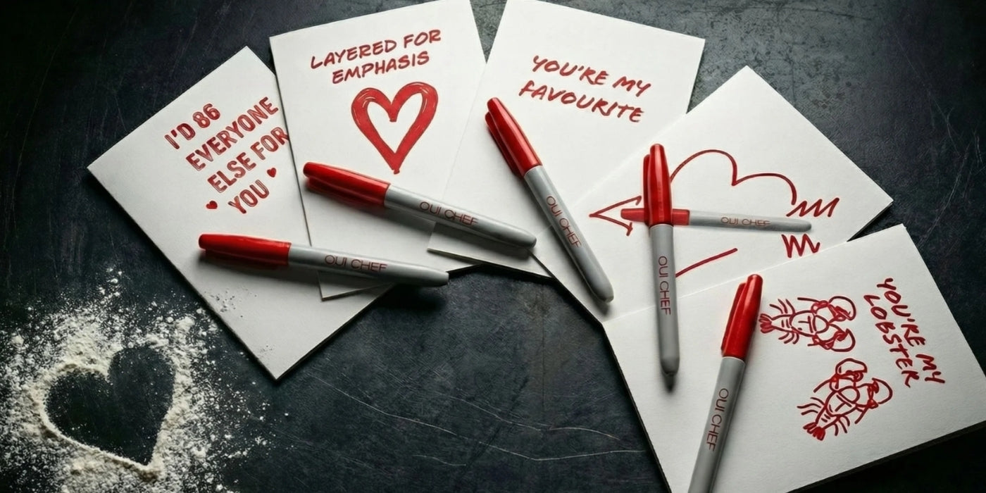 The Oui Chef Sharpie Greeting Card Collection