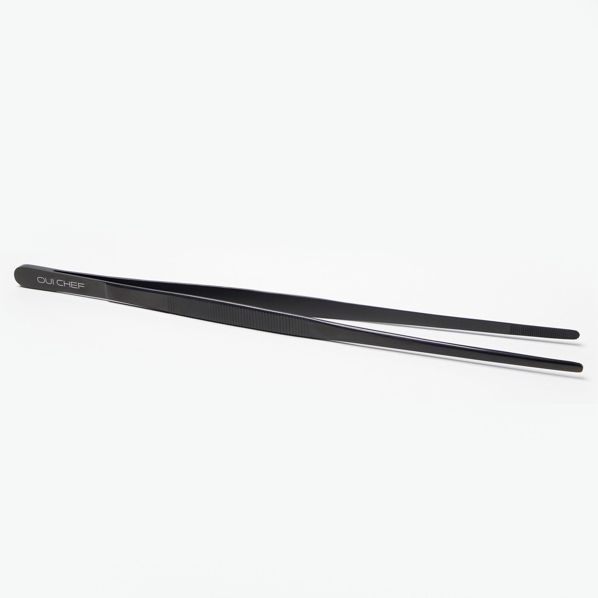 Oui-Chef-40cm-Straight-Regular-Tweezers-Black